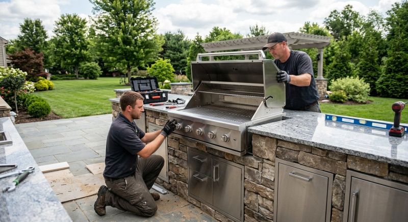 Outdoor Grill Installation