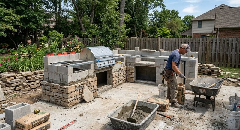 Outdoor Kitchen Construction in Naples, FL