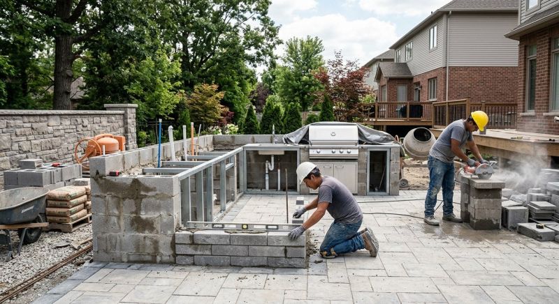 Outdoor Kitchen Construction in Sonoma County, CA