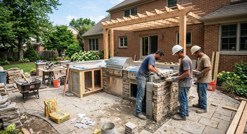Outdoor Kitchen Renovation in Las Vegas, NV