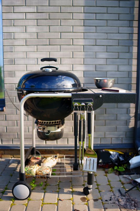 Summer Outdoor Grill Setup