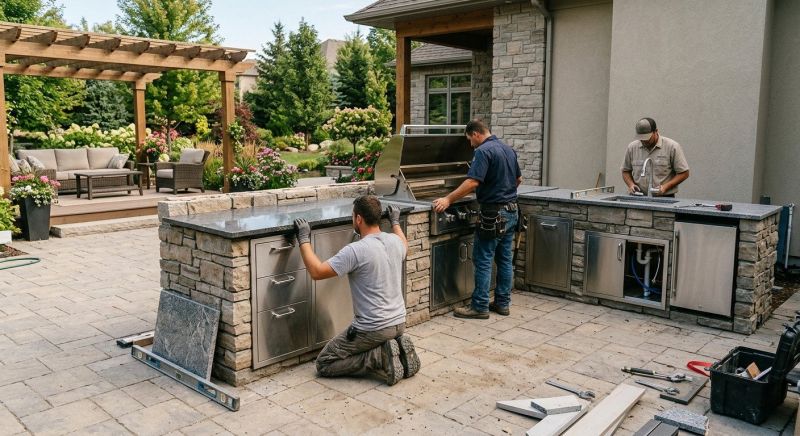 Outdoor Kitchen Construction in Naples, FL