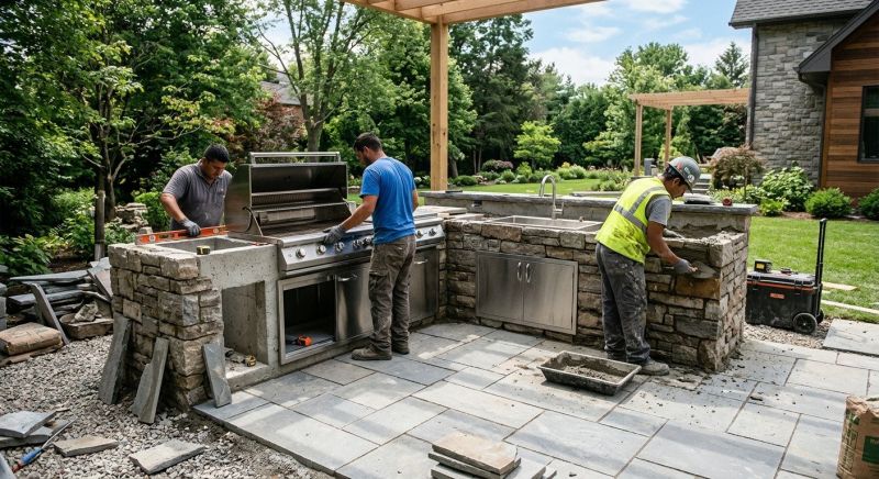 Outdoor Kitchen Installation in Bonita Springs, FL