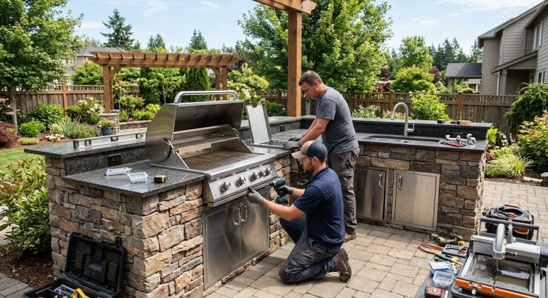 Outdoor Kitchen Installation in Mount Pleasant, SC
