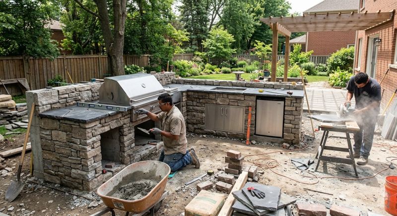 Outdoor Kitchen Renovation in Marin County, CA